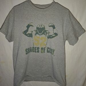Gildan Gray Men's Short Sleeve Tee with Clay Mathews Graphic